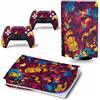PDURMBUAB Nessuna Schiuma Nessuna Bolla Per PS5 Skin Disc Edition & Digital Console E Controller Vinyl Cover Skins Wraps Resistente Ai Graffi, Compatibile 70464(Digital Edition)