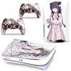 PDURMBUAB Nessuna Schiuma Nessuna Bolla Pelle Decalcomanie Anime Console Per PS5 Disk Edition 2 Controller Pellicola Vinile Avvolge, Durevole, Resistente Graffi 14456