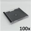 Multimedia Tray 100x NUOVA Playstation 1 Box PS1 PSX PSOne | Custodia vuota | Custodia sostitutiva | Custodie vuote | Custodie sostitutive | Custodie per giochi | vuota scatola di ricambio | 100 pezzi [playstation]