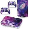 PDURMBUAB Nessuna Schiuma Nessuna Bolla Pelle Decalcomanie Anime Console Per PS5 Disk Edition 2 Controller Pellicola Vinile Avvolge, Durevole, Resistente Graffi 97661