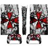 YLMKMVLCZC Pelle Decalcomania Per PS5 Slim Skin Digital Edition Console E Controller Vinyl Cover Skins Wraps Resistente Ai Graffi Compatibile Con 40928 Avvolgimento Della Pelle