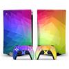 GALSOR Protettivo Decal Skin Per PS 5 Disk Edition Console 2 Controller Vinile Cover Skin Wraps Per PS5 Disc Version 15668 Senza Bolle E Senza Residui
