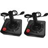 ISTOVO 2X Gaming Joystick Controller per 2600 Game Rocker con Leva Un 4 Vie E Pulsante di Azione Retrò Gamepad Retrò