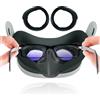 NUHFUFA 1 Set Distanziatore Occhiali Compatibile con Quest 3, VR Lens Protective Frames LDPE Anti-Scratch Ring con scatola di immagazzinaggio proteggere VR Quest 3 occhiali Headset Accessori