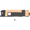 Generic Copertura Durevole del Dissipatore di Calore SSD per Nvme M.2 NGFF SSD XPS 15 9500 9510 9520, Contenitore per Dissipatore di Calore in Lega di Alluminio per gli Appassionati di Tecnologia