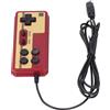 Generic Maniglia per Lettore di Giochi Vintage a 8 Bit Cablata con Avvio Continuo per Giochi per Ragazzi, Controller a 9 Pin per Console di Gioco Rosso Bianco, Materiale ABS