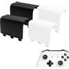 KELIFANG Copribatteria di ricambio compatibile con controller Xbox One, One S, One X, guscio posteriore della batteria, parte di riparazione compatibile con controller wireless Xbox (nero, bianco)
