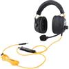 Sxhlseller Cuffie da Gioco con Surround HiFi 7.1 con Microfono a Cancellazione di Rumore Cuffie Leggere Sopra l'orecchio per gli Appassionati di Giochi ABS PC (BLACK)