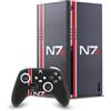 Head Case Designs Licenza Ufficiale EA Bioware Mass Effect N7 Logo Grafiche Pacchetto Console Da Gioco Wrap E Pelle Per Controller Compatibile con Xbox Series X