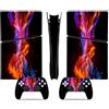 YLMKMVLCZC Pelle Decalcomania Per PS5 Slim Skin Digital Edition Console E Controller Vinyl Cover Skins Wraps Resistente Ai Graffi Compatibile Con 09531 Avvolgimento Della Pelle