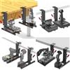 YAARHEJ 2 Set Desk Mount for Flight Sim controller, Compatible with Thrustmaster Warthog 10C&Throttle/ X52/X55/X56/Turtle Beach Flightstick/Winwing Orion 1&2/VPC T-50CM3/T.16000M FCS/TCA Officer Pack Airbus