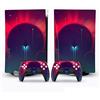 GALSOR Protettivo Per PS5 Skin Disc Edition Anime Console E Controller Vinile Cover Skin Wraps Per PS 5 Disc Version 45925 Senza Bolle E Senza Residui