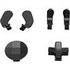Sxhlseller Accessori per Controller One Serie 2 Kit di Parti di Ricambio per Levette in Metallo Kit di Palette per Joystick (BLACK)