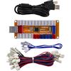 SJ@JX Arcade Game USB Encoder Zero Delay Gamepad LED Button Joystick Controller for Nintendo Switch PC PS3 Retropie Raspberry Pi