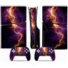 YLMKMVLCZC Pelle Decalcomania Per PS5 Slim Skin Disc Edition Console E Controller Vinyl Cover Skins Wraps Resistente Ai Graffi Compatibile No Shrinkage Forte Adesione 50908 Avvolgimento Della Pelle
