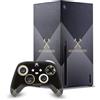 Head Case Designs Licenza Ufficiale West Ham United FC Nero & Oro Arte Pacchetto Console Da Gioco Wrap E Pelle Per Controller Compatibile con Xbox Series X