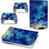 GALSOR Protettivo Per PS5 Skin Disc Edition Anime Console E Controller Vinile Cover Wraps Per PS 5 Version 48107 Senza Bolle E Senza Residui