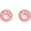 Generico 2 pezzi di coperture in silicone per joystick controller per Rog Xbox Ally/Rog Xbox Ally X Copertura per rocker thumpstick (Rosa e bianco)