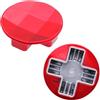 Deal4GO Sostituzione del pad direzionale D-Pad magnetico sfaccettato concavo in metallo per controller wireless Xbox Elite Gen 2 - ROSSO