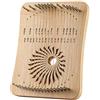 CIKSCO Arpa a lira portatile da 31 corde con chiave for accordatura, corde extra e borsa di tela, strumento musicale in legno for professionisti, pianoforte a pollice (Color : Maple)