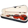 MXRGUMVI 1/8 Scala Soild Legno di Tiglio Violino Violino Violino Con Custodia Nero