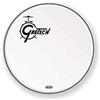 Gretsch Pelle per batteria - Pelle Risonanza Grancassa - Ambassador - bianco rivestito - white coated - 18'' - Logo spostato a sinistra - GRDHCW18O