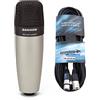 keepdrum Samson C-01 Studio - Microfono a condensatore + cavo keepdrum XLR