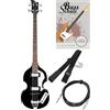 Rocktile VB-2 Black Magic Vintage Beatbass Set Nero, Basso, Hollow Body