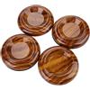 Dilwe Piedini Pad per Pianoforte, 4 Pezzi Piedini Pad in Plastica Antiscivolo Anti-rumore per Pianoforte Verticale