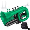 PAMPET DOLPHIN - Tromba tascabile in plastica, tromba in Si bemolle, trombe standard per studenti principianti, strumento in Si bemolle (verde)