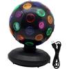 Amagogo Lampada da discoteca con sfera Illuminazione da DJ Rotante USB portatile Plug Play Luce da festa per hotel in camera Celebrazione del festival di buon, Nero