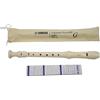 YAMAHA YRS23-10 Flauti CON SCOVOLINO e custodia - Flauti Didattici Dolci Soprano Bundle Speciale Scuola