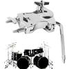 Holdes Tom Drum Mount Clamp, accessorio per supporto per batteria | Supporto per Tom in lega di zinco, girevole a 360 gradi, supporto per batteria Tom, multifunzione, adatto per la maggior parte dei
