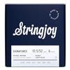 Stringjoy HSK105 Signature Nickel Electric Guitar Strings, (Husky Light Plus Gauge - 10.5-52)