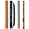 STARDEALS C Natural Bansuri - Flauto in bambù a 7 fori, mano destra, 48 cm, con borsa per il trasporto inclusa, marrone naturale