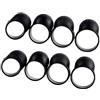 SGerste Tongue Drum Finger Picks Nero Tapping Finger Sleeve Handpan 8 Pezzi