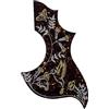VATTEA Per chitarra acustica Gibson Hummingbird, battipenna autoadesivo (4 strati, tartarugato marrone)