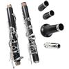 WOMELF Clarinetto professionale in ebano placcato argento con corpo G e strumento ad anello in ottone Clarinetto Professionale