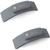 Generic Confezione da 2 pulsanti di accensione per microfono wireless Sennheiser SKM 300 G3, grigio