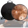 LXHGVKHJ Strumento Handpan Drum da 432Hz/440Hz, Steel Tongue Drum da 9/10/ 12 Note con Tripode, Battenti e Borsa per il Trasporto, Hand Pan Drum da 55cm per la Guarigione del Suono, la Meditazione o lo Yoga (