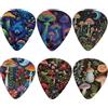 Jeiento Carino fungo Chitarra Plettri per Chitarra Acustica Varietà Sottile Media Pesante Calibri Personalizzati 6 Pack Accessori