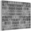 MuchoWow© Quadri Fonoassorbenti 80x60 cm Pannello Fonoassorbente Decorativi Isolamento Acustico Pannelli Acustici Insonorizzazione Stanza Insonorizzanti Piastrelle - Parete - Grigio - Nero