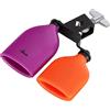 XDrum PB3-VTOG Percussion Block Dual, In plastica indistruttibile | Due blocks accordati diversamente su un supporto, Montabile su rods fino a 3/8 di diametro (9, 5 mm), Adatto a molti stili