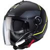 Caberg CASCO JET RIVIERA V4X GEO MATT BLACK YELLOW FLUO ANTHRACITE CABERG : Taglia Int - S