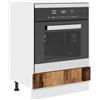 vidaXL Armadio pensile Legno vecchio 60 x 46 x 81,5 cm, Armadio da cucina moderno, design rettangolare, ampio spazio, materiali resistenti, stile contemporaneo, per l'organizzazione in
