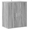 vidaXL Scarpiera Grigio Sonoma 60x35x70 cm in Legno Multistrato