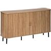 ATMOSPHERA CREATEUR D'INTERIEUR Atmosphera Interior Designer - Credenza Colva a 2 Ante Effetto Rovere - Mobile Contenitore a 6 Scomparti per Camera da Letto, Soggiorno, Ufficio - L140 x H80,5 cm