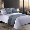 Odot Runner Letto Matrimoniale Morbido con Federa Cuscino Durevole Sciarpa Letto Decorativa Corridore Letto Scarf Runner Modern per Alberghi Decorazione (50x240cm,Grigio Scuro)
