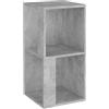 ZQQLVOO Soggiorno armadietto Ingresso armadietti spogliatoio Armadio Angolare Grigio Cemento 33x33x67 cm in Truciolato Adatto per il bagno dell'ufficio della camera da letto