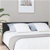 YITHOPI Spalliera letto matrimoniale Testata della camera da letto Testiera letto singolo Testiera per Letto Nera 200x1,5x80 cm in Legno MultistratoAdatto per hotel, agriturismo, salone